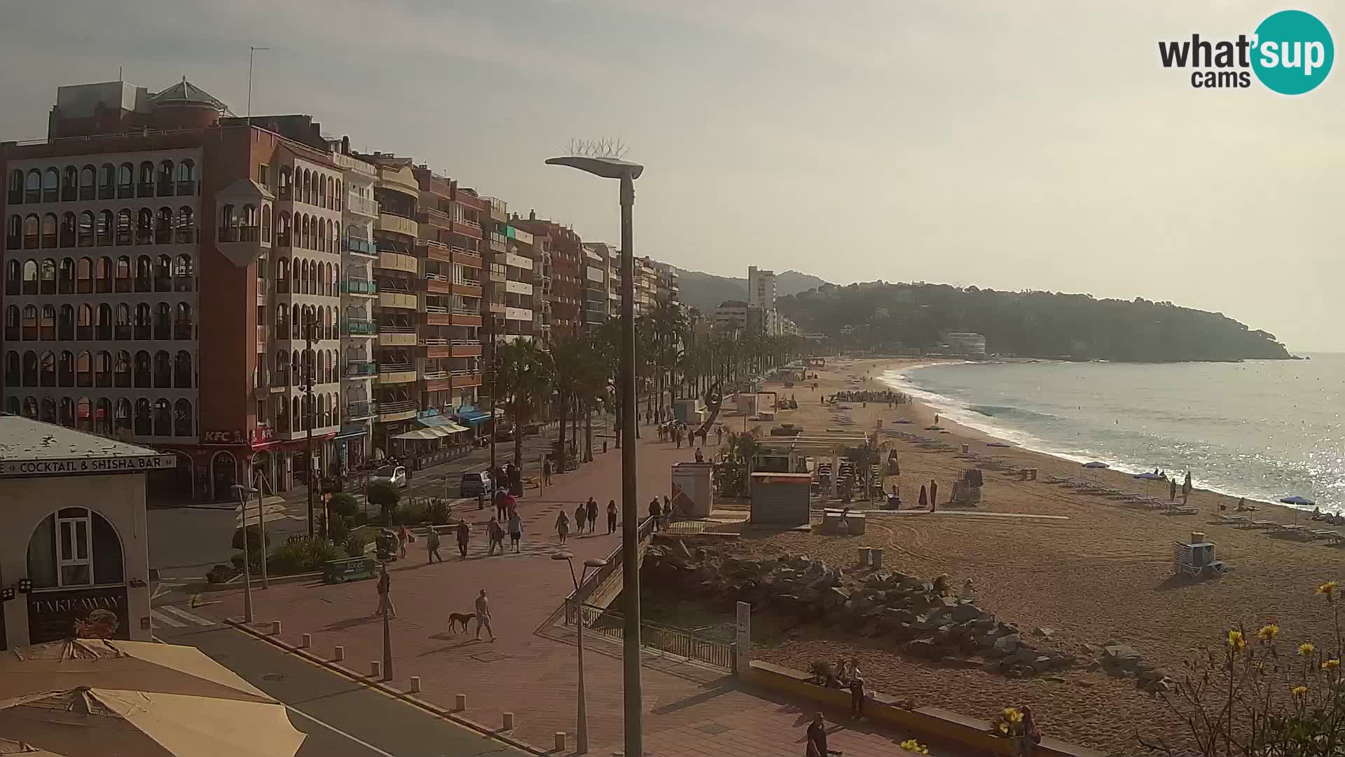 Webcam Lloret de Mar – Zentralen Strand