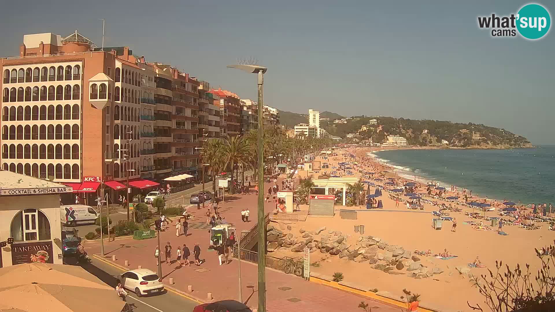 Webcam live Lloret de Mar – la spiaggia principale