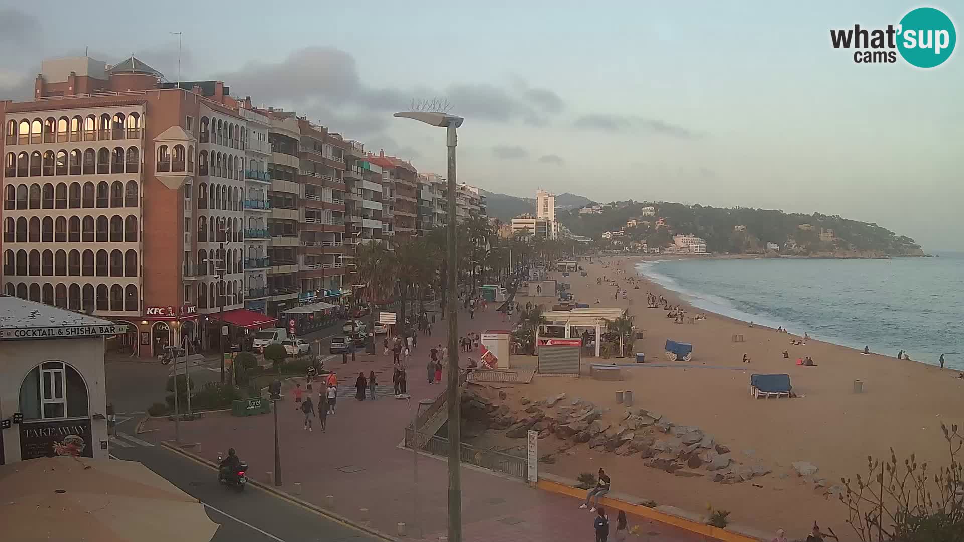 Webcam Lloret de Mar – the main beach – – Costa Brava – Spain