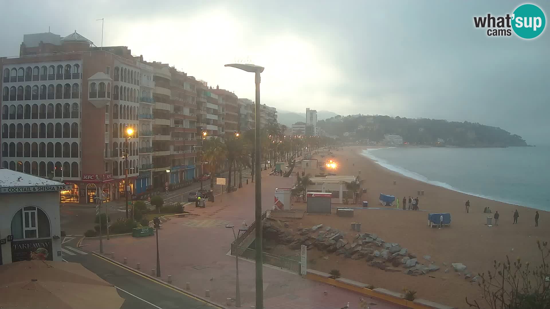 Webcam Lloret de Mar – the main beach – – Costa Brava – Spain