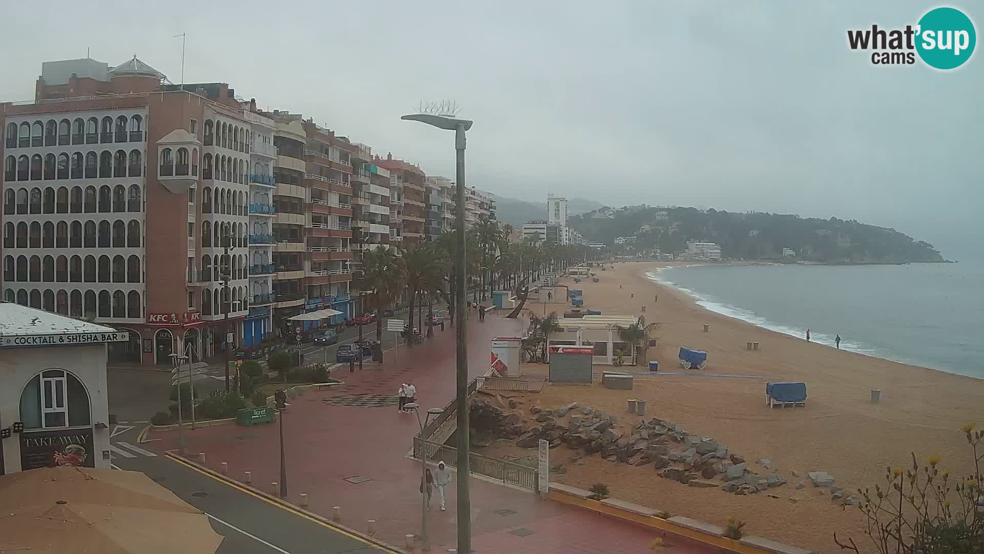 Webcam Lloret de Mar – the main beach – – Costa Brava – Spain