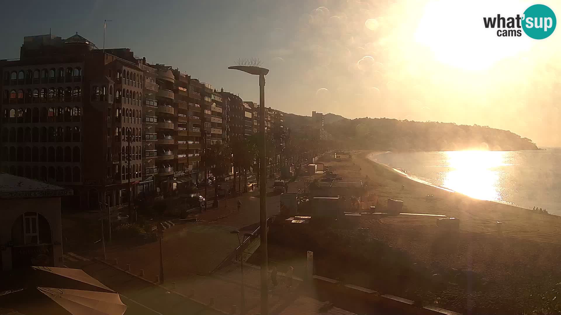 Webcam Lloret de Mar – the main beach – – Costa Brava – Spain