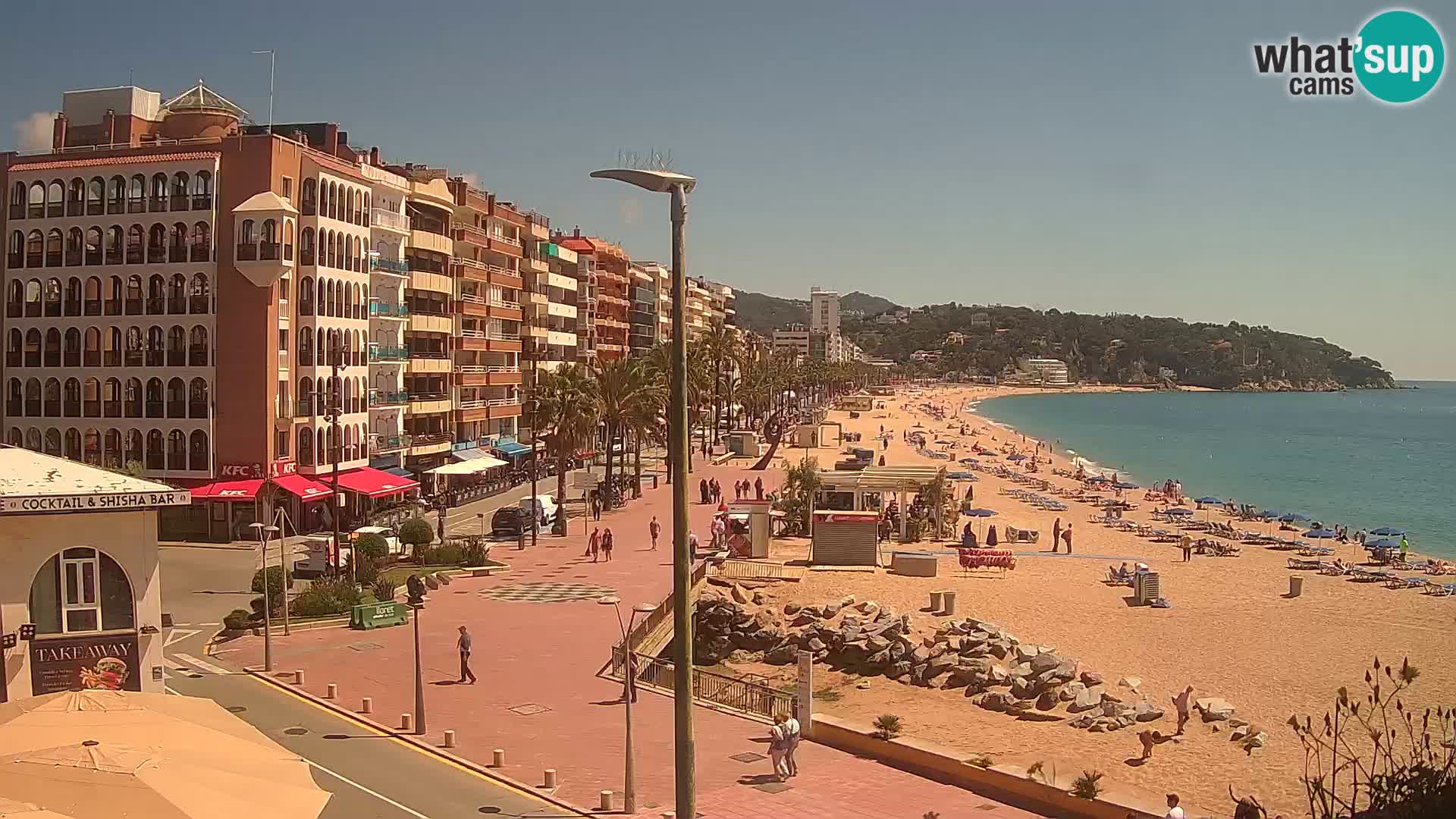 Webcam Lloret de Mar – Plage centrale