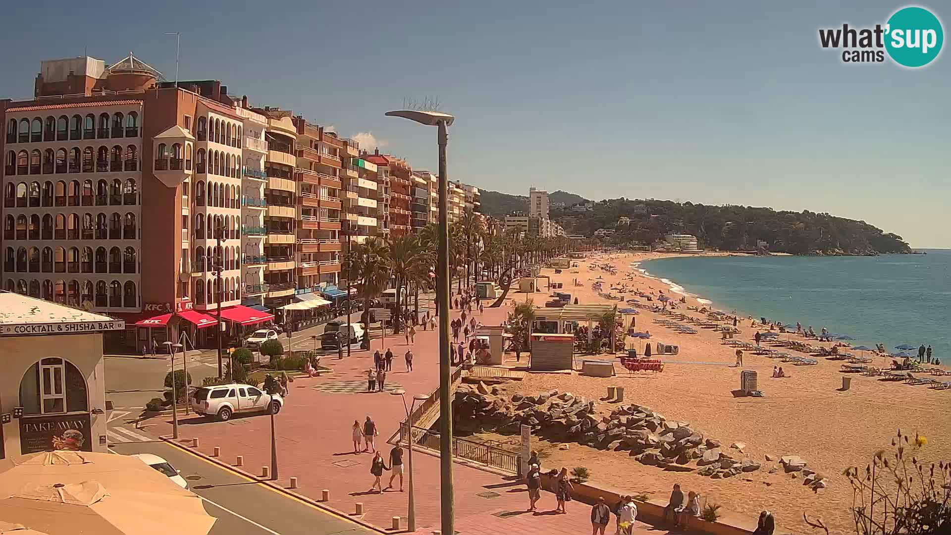 Webcam Lloret de Mar – Središnja plaža