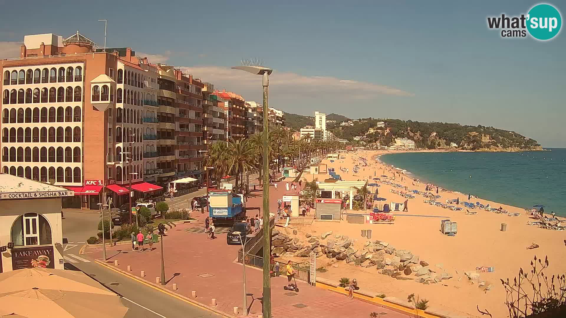Webcam Lloret de Mar – Central beach