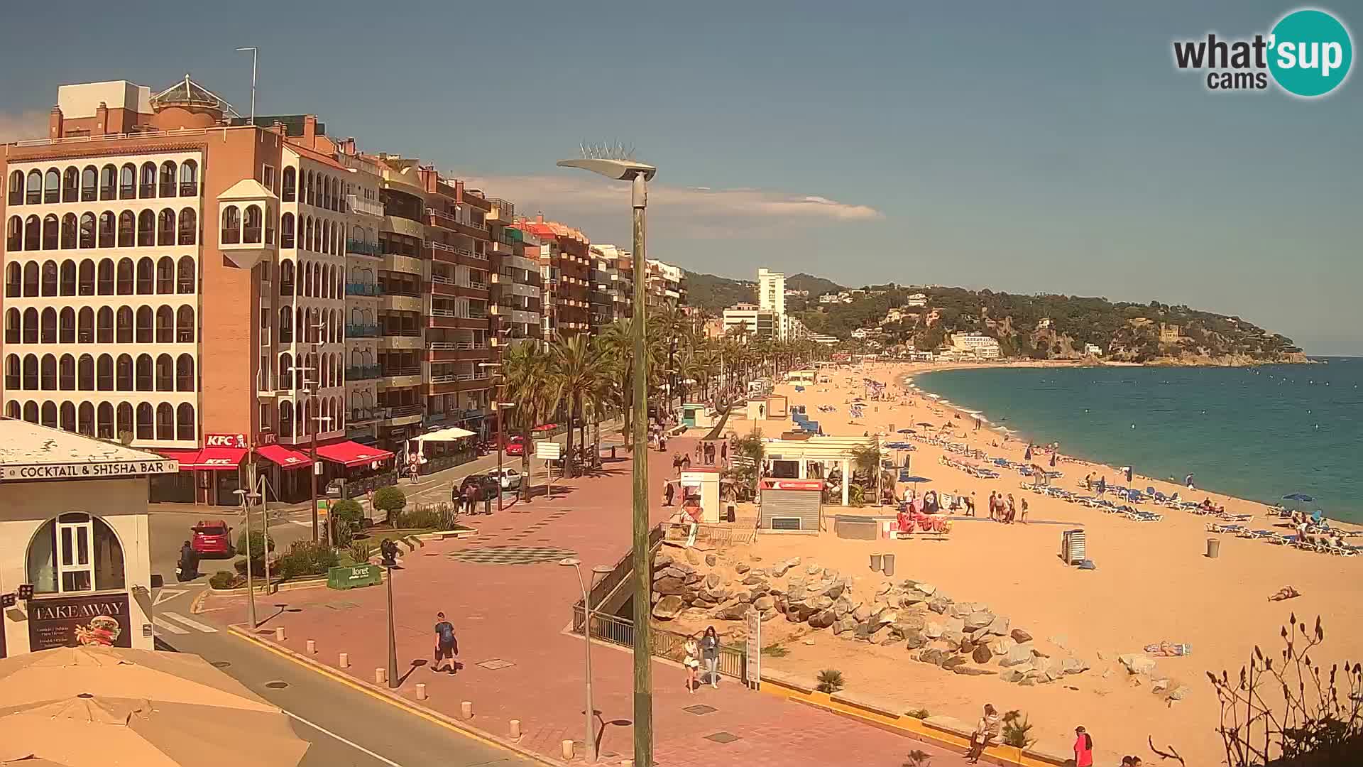 Webcam Lloret de Mar – Zentralen Strand