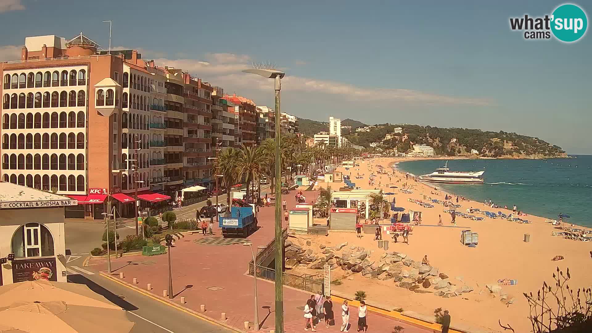 Kamera v živo Lloret de Mar – plaža