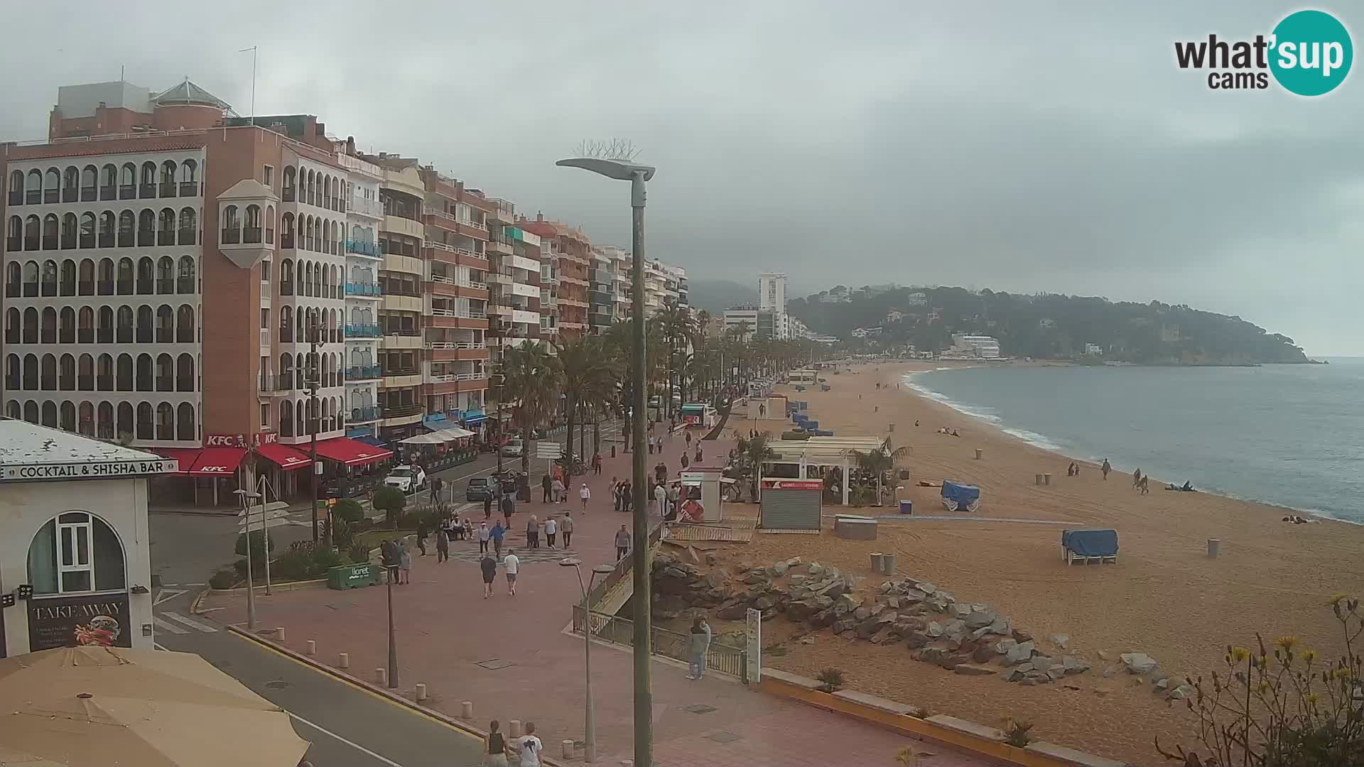 Webcam Lloret de Mar – the main beach – – Costa Brava – Spain