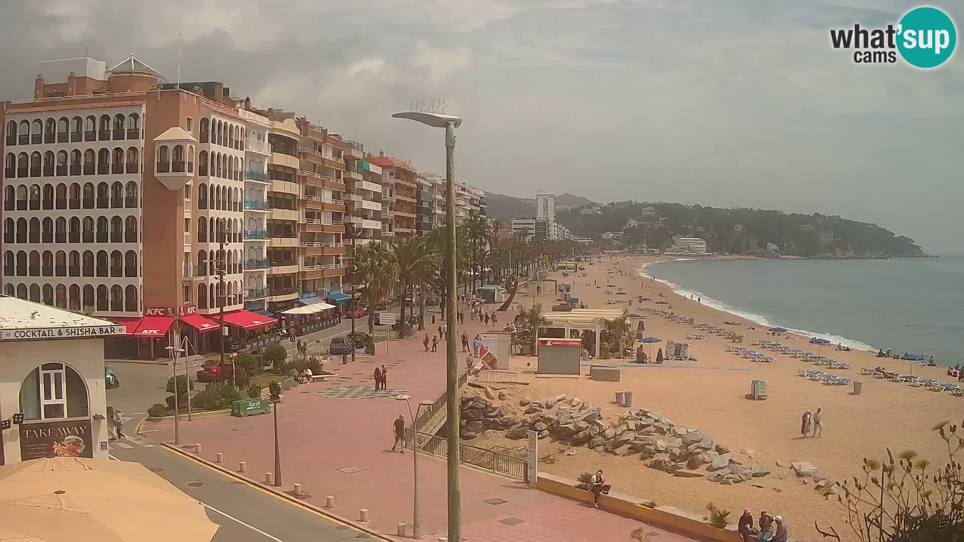 Webcam Lloret de Mar – Zentralen Strand