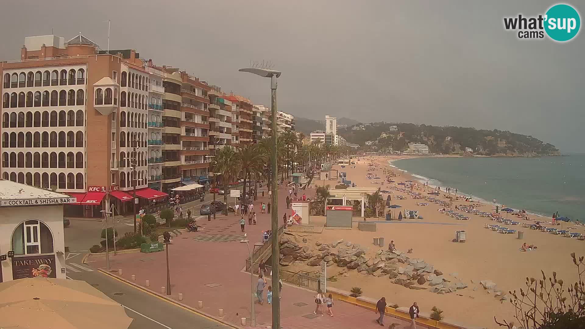 Webcam Lloret de Mar – Central beach