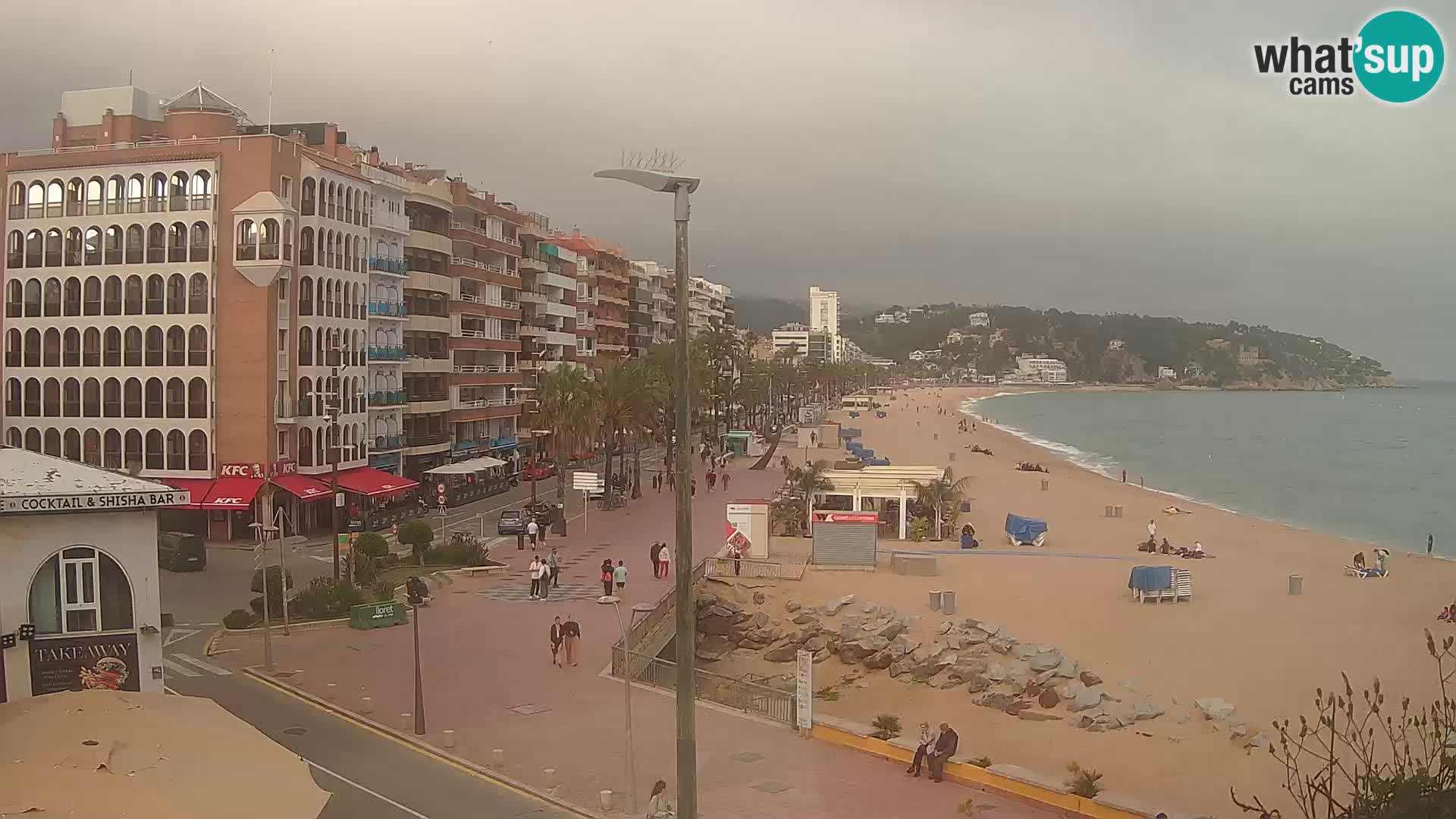 Web kamera Lloret de Mar – plaža
