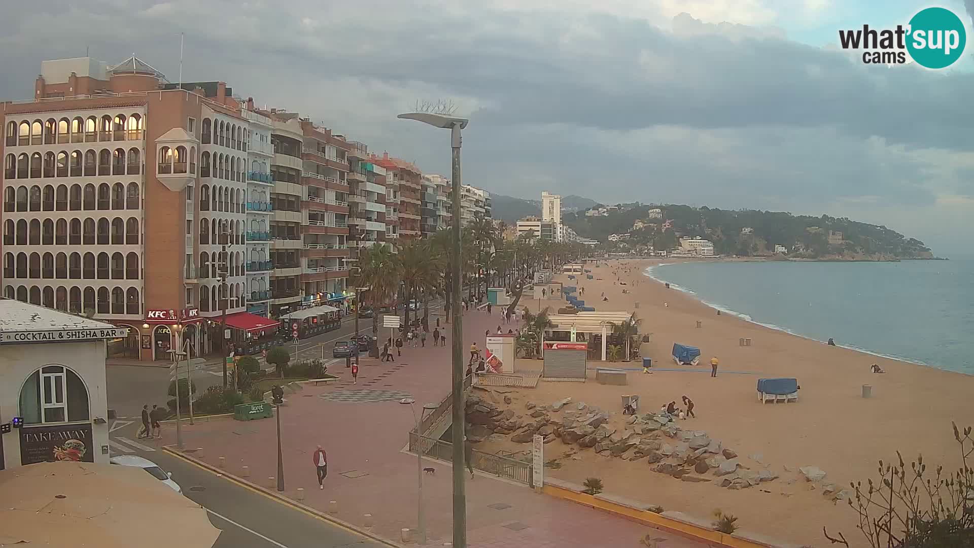 Webcam Lloret de Mar – Zentralen Strand