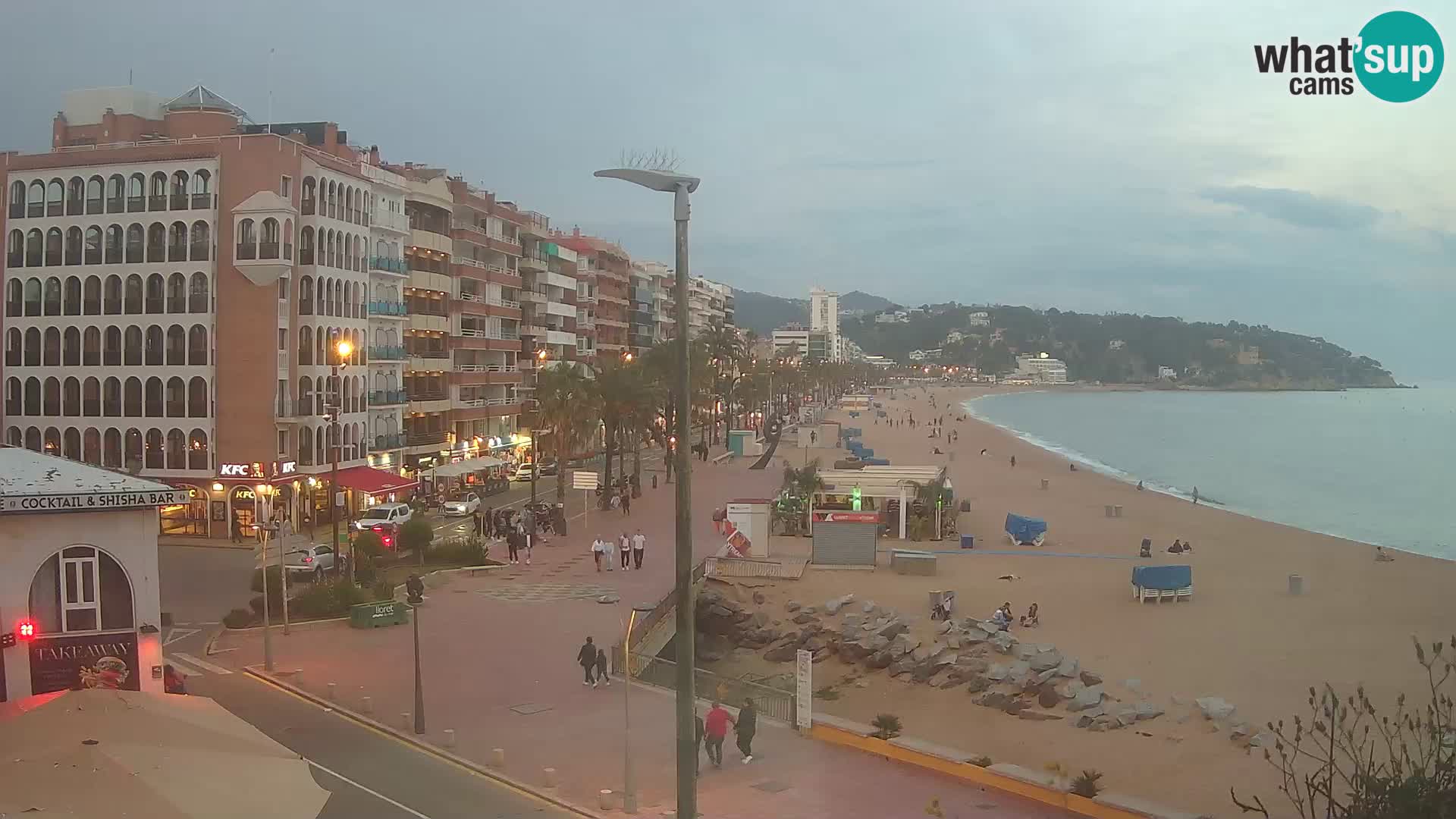 Web kamera Lloret de Mar – glavna plaža