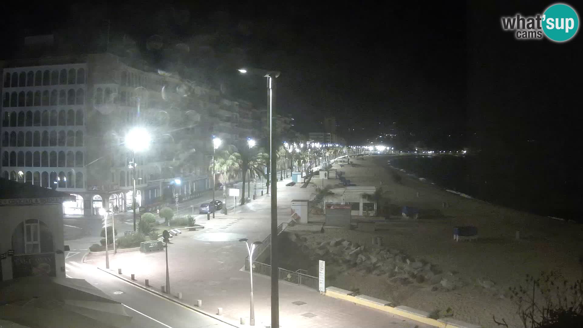 Webcam Lloret de Mar – the main beach – – Costa Brava – Spain