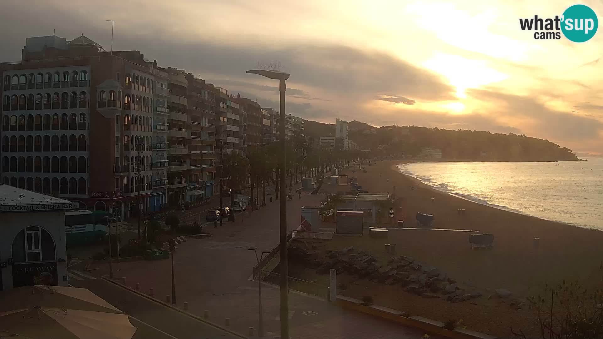 Webcam Lloret de Mar – the main beach – – Costa Brava – Spain