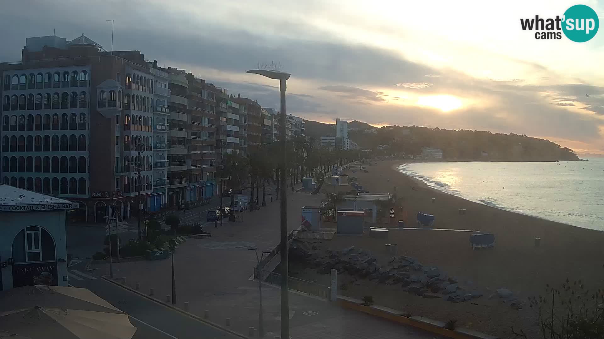 Webcam Lloret de Mar – the main beach – – Costa Brava – Spain