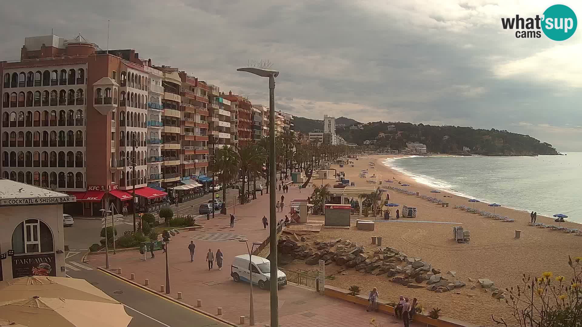 Webcam Lloret de Mar – the main beach – – Costa Brava – Spain
