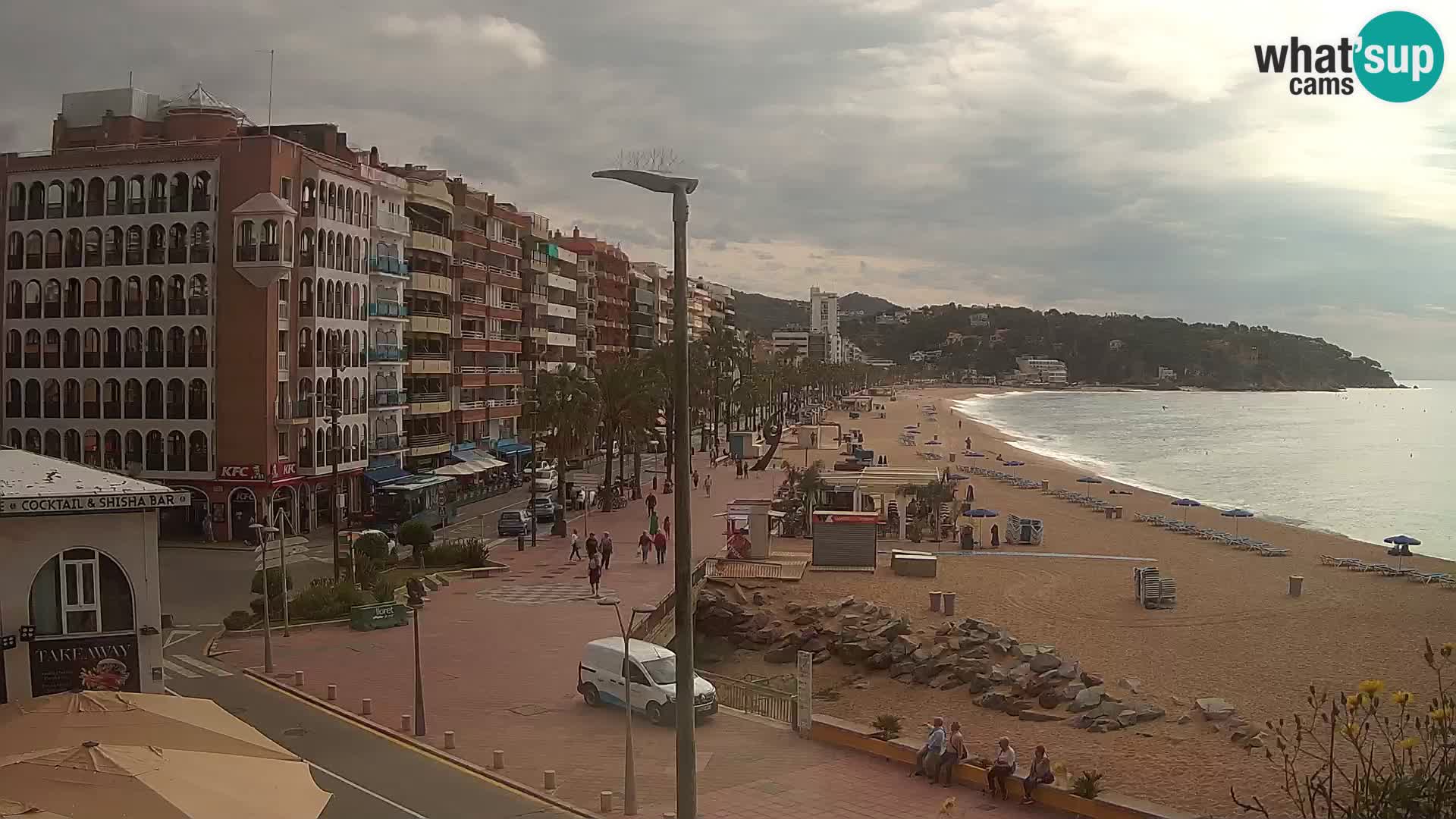 Web kamera Lloret de Mar – plaža