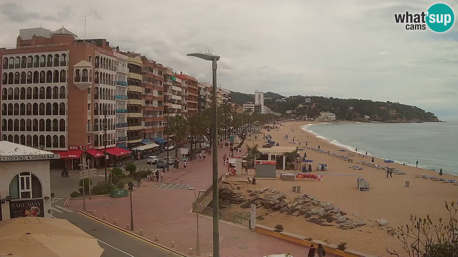 Webcam Live Lloret de Mar – La plage