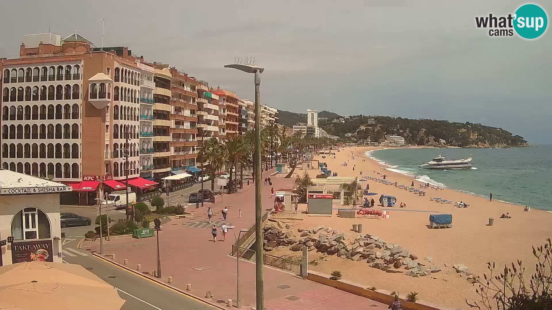 Webcam Live Lloret de Mar – La plage
