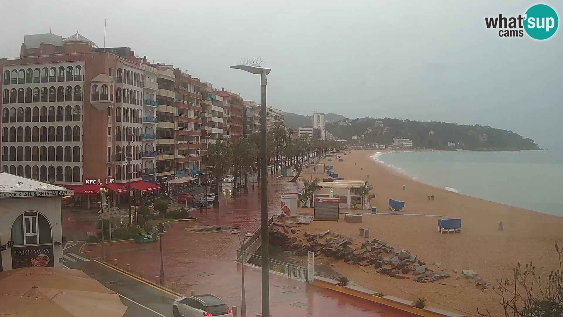 Webcam Lloret de Mar – the main beach – – Costa Brava – Spain