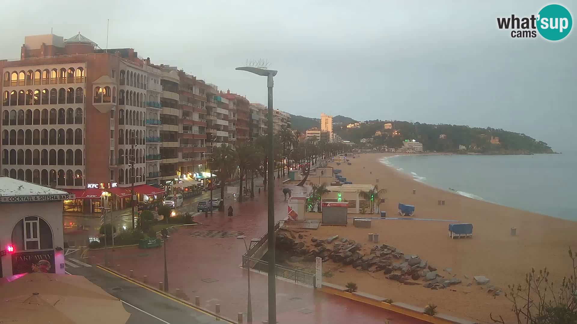 Webcam Lloret de Mar – the main beach – – Costa Brava – Spain