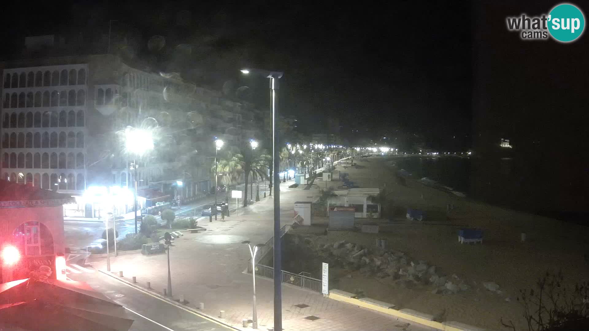 Webcam Lloret de Mar – the main beach – – Costa Brava – Spain
