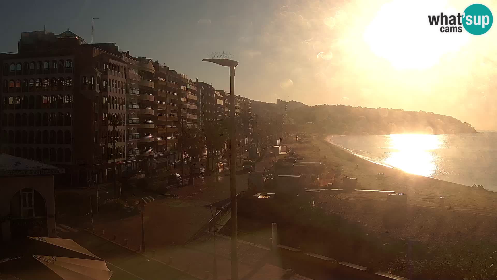 Webcam Lloret de Mar – the main beach – – Costa Brava – Spain