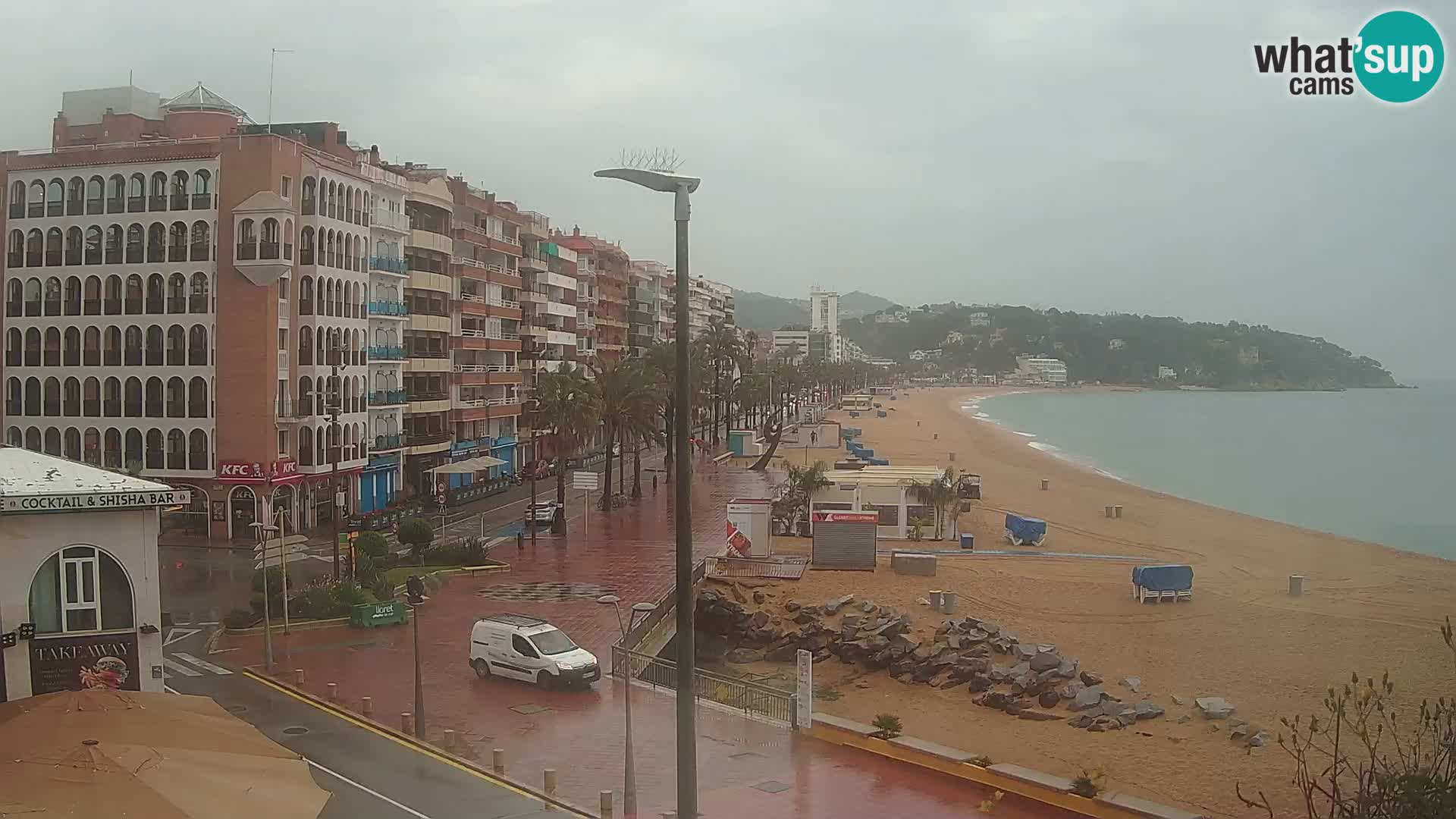 Webcam Lloret de Mar – the main beach – – Costa Brava – Spain