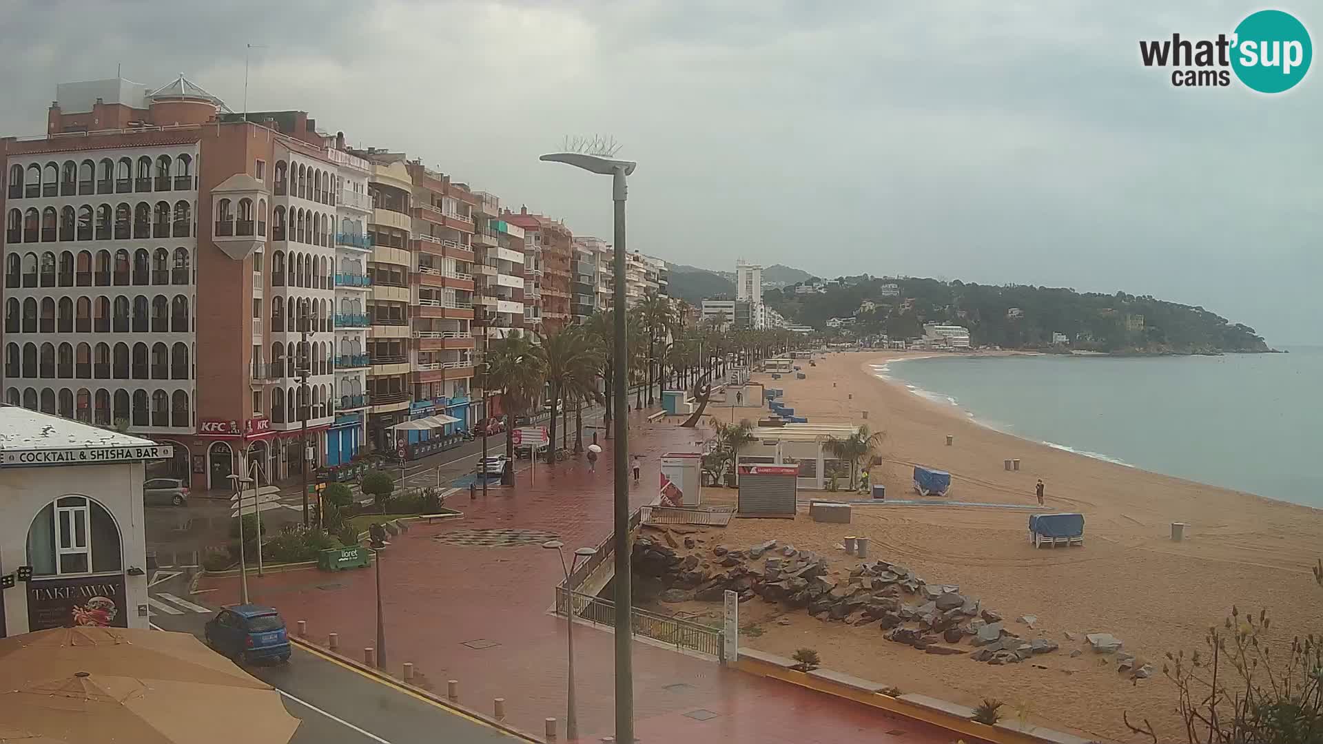 Webcam Lloret de Mar – the main beach – – Costa Brava – Spain