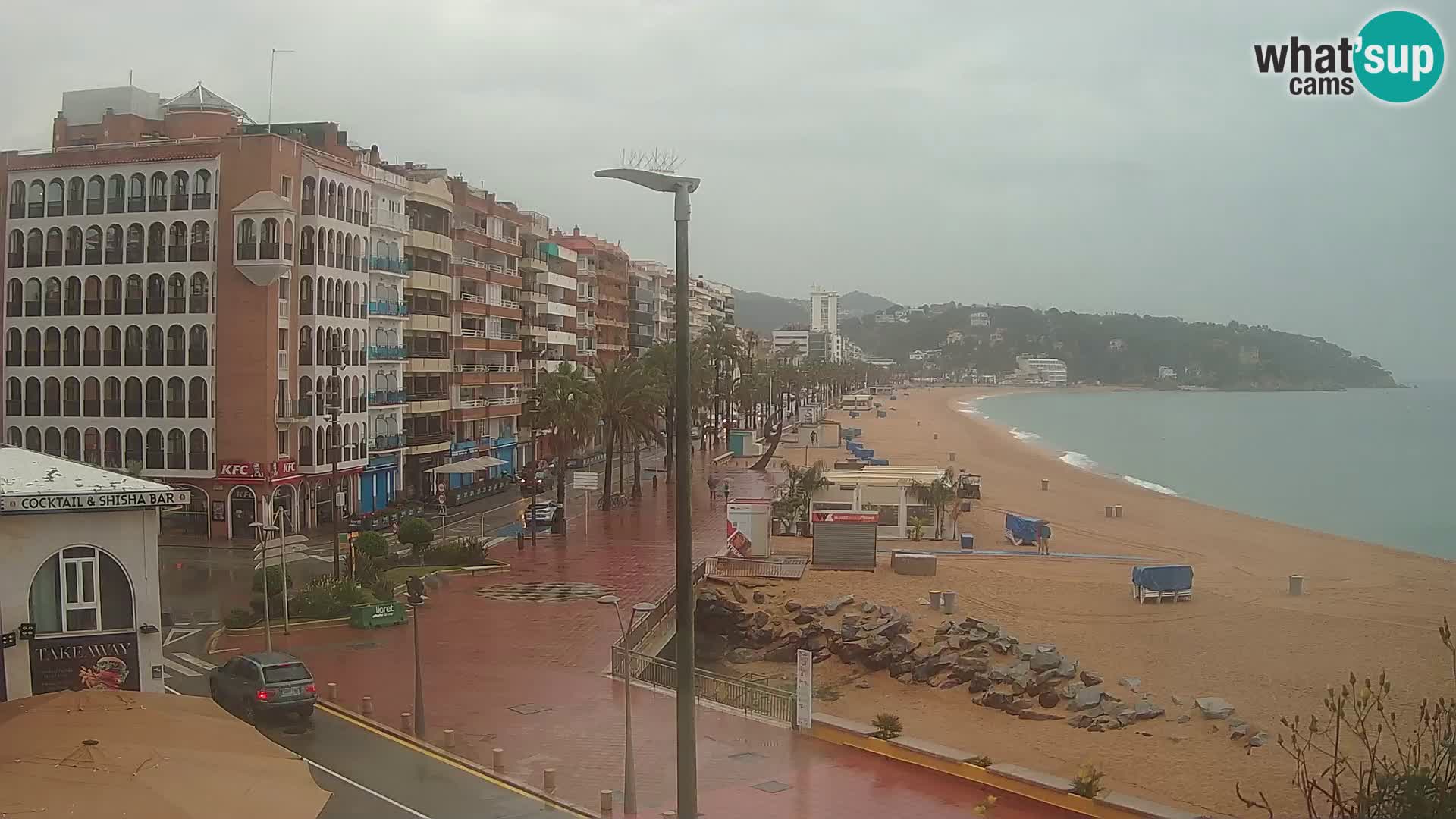 Webcam Lloret de Mar – the main beach – – Costa Brava – Spain