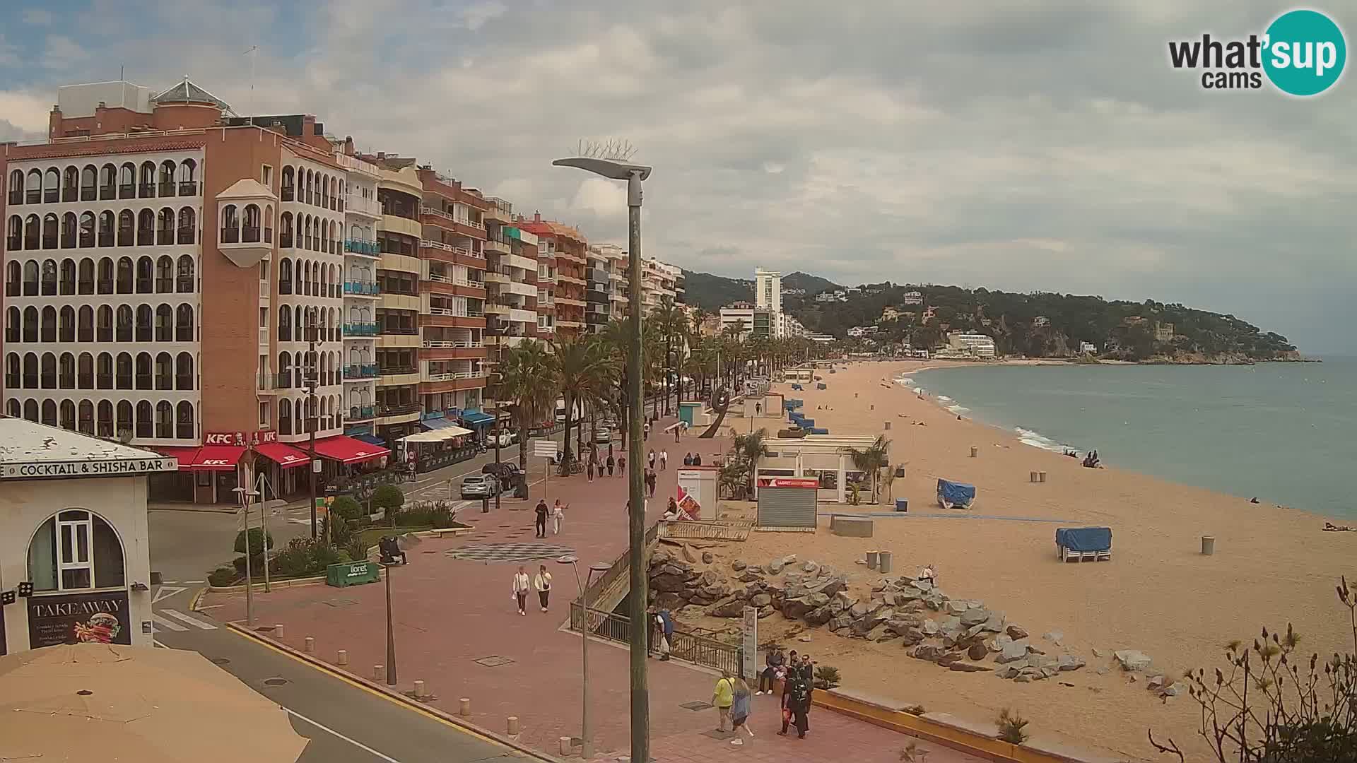 Webcam Lloret de Mar – Zentralen Strand