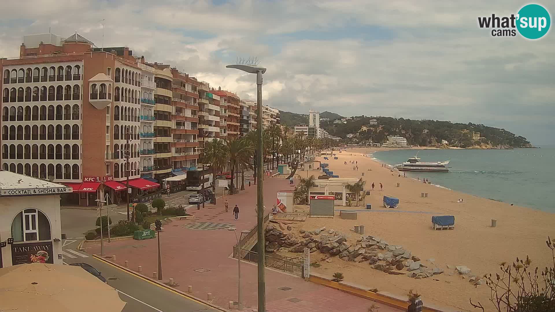 Webcam Live Lloret de Mar – La plage