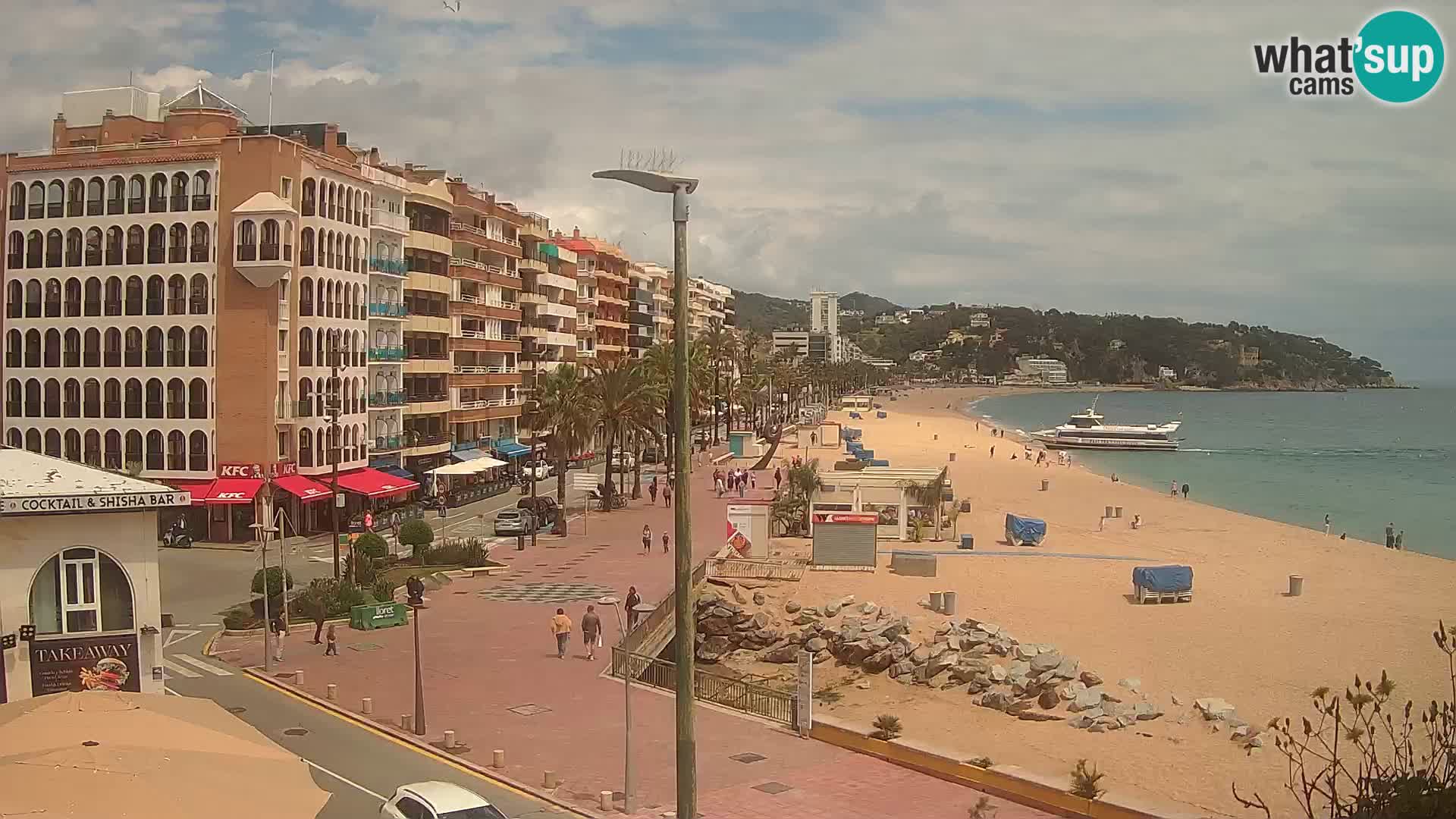 Webcam streaming Lloret de Mar – Plage