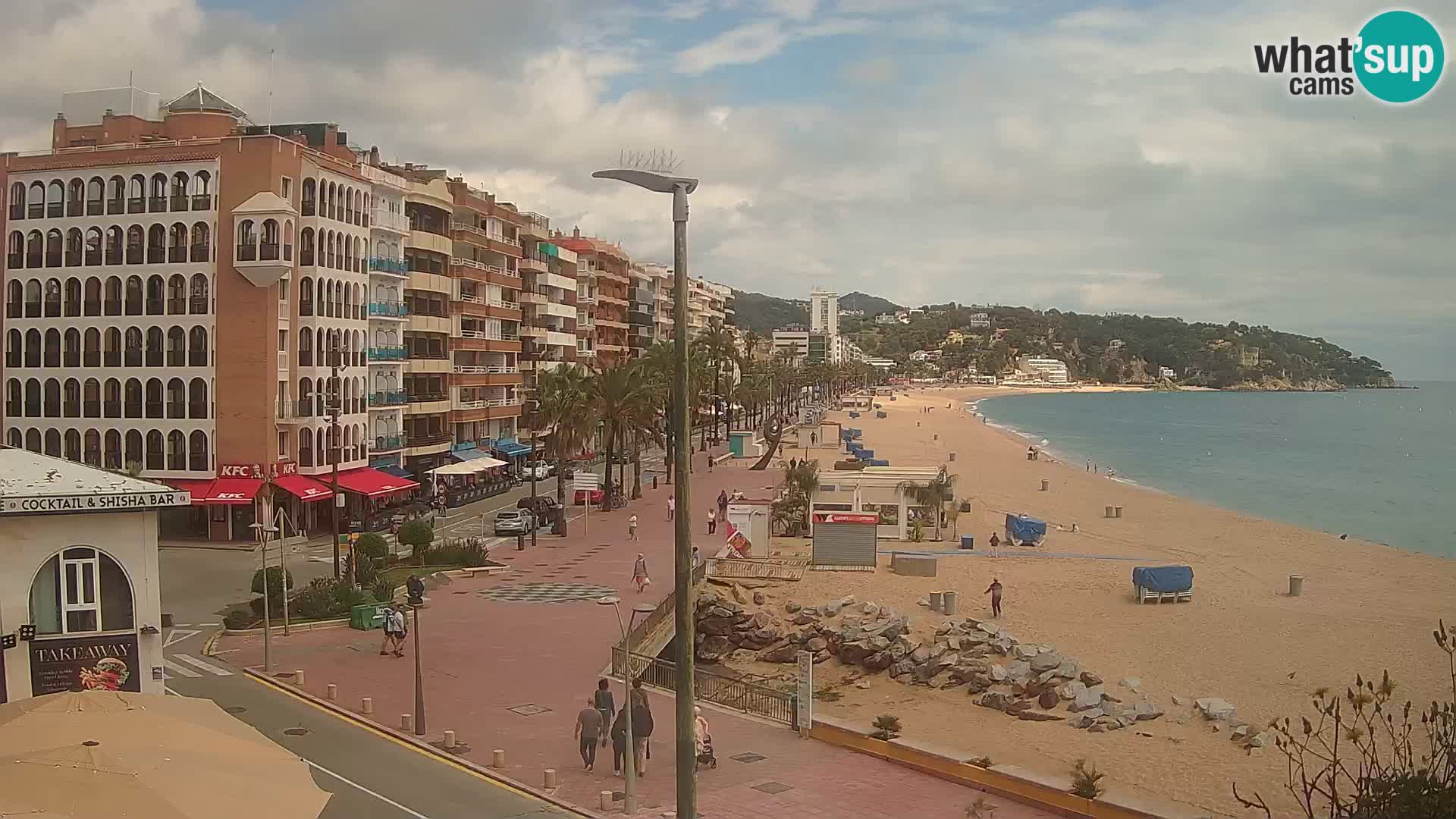 Webcam Lloret de Mar – the main beach – – Costa Brava – Spain