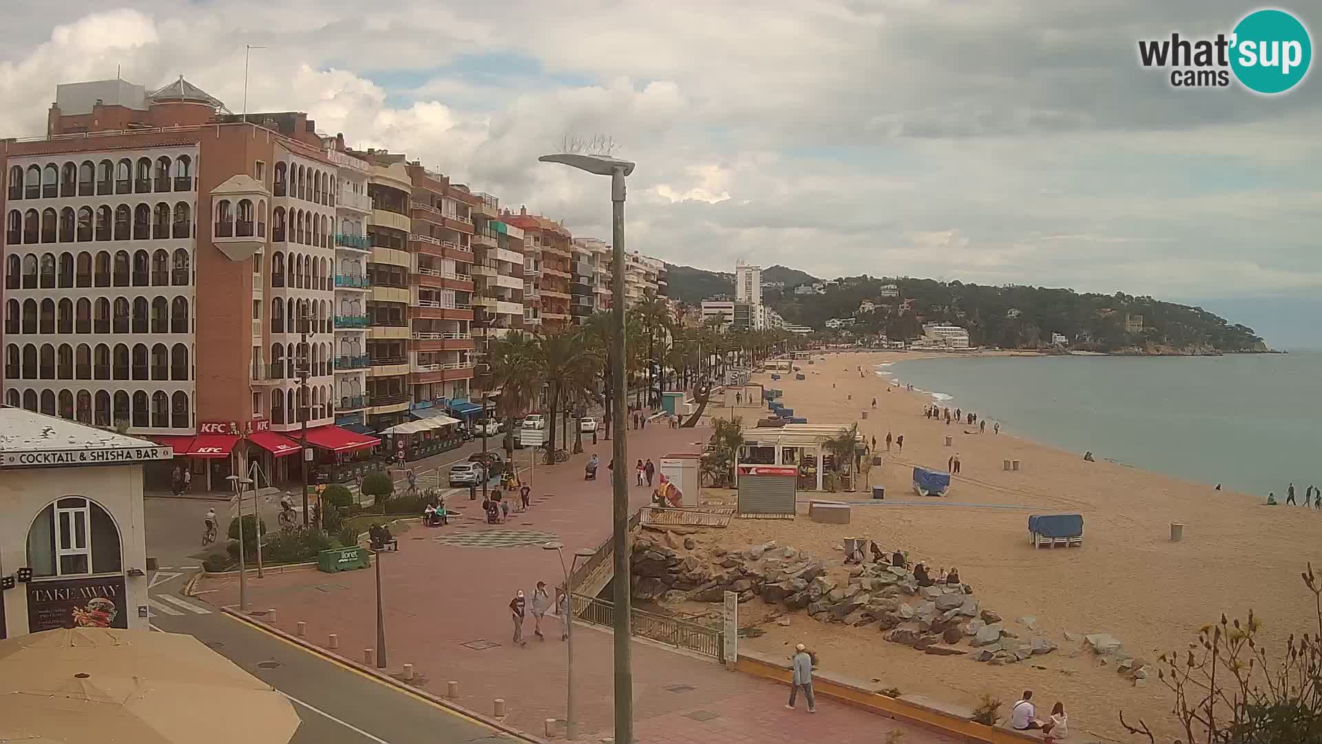 Kamera v živo Lloret de Mar – plaža