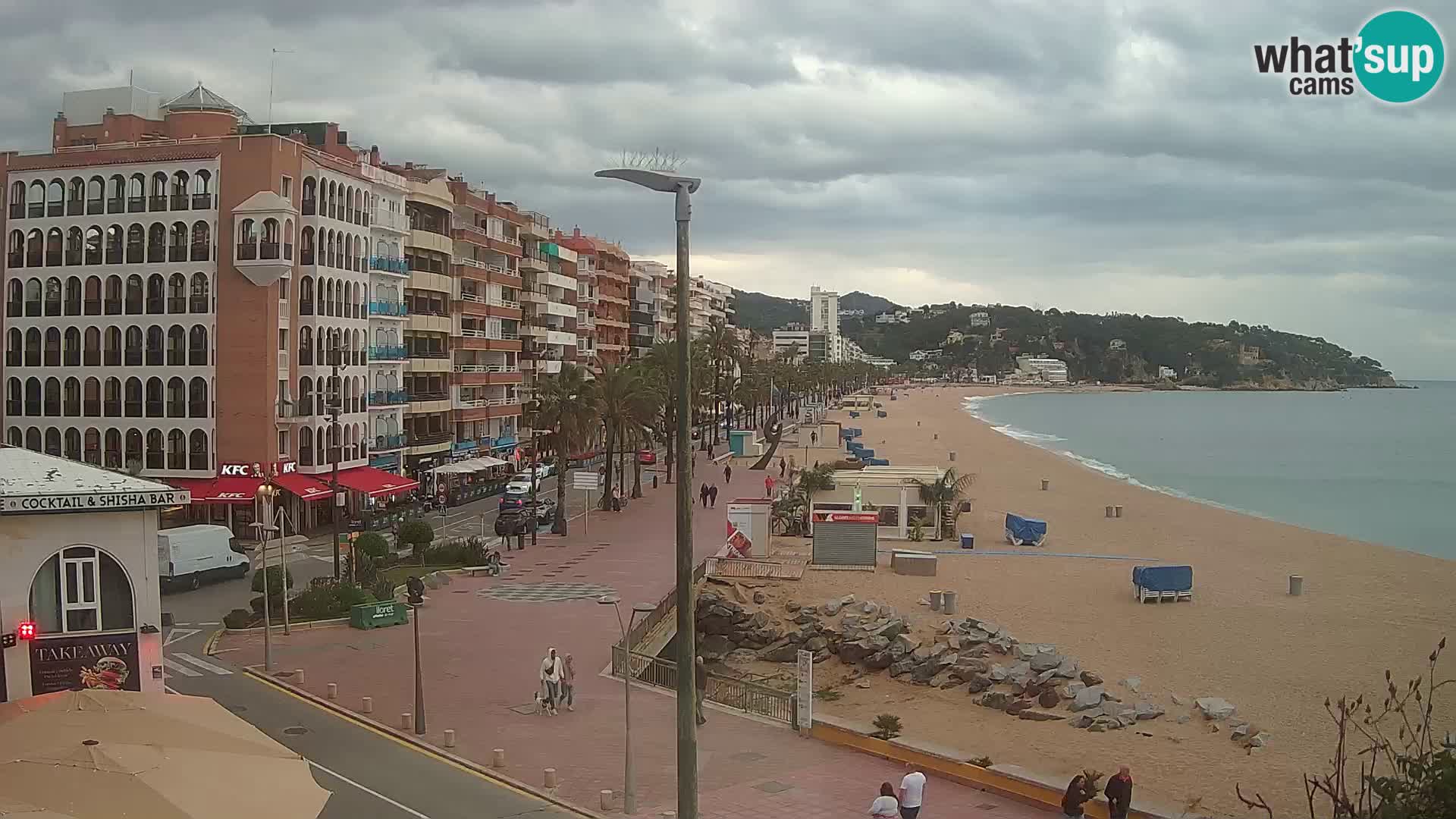 Webcam Lloret de Mar – the main beach – – Costa Brava – Spain