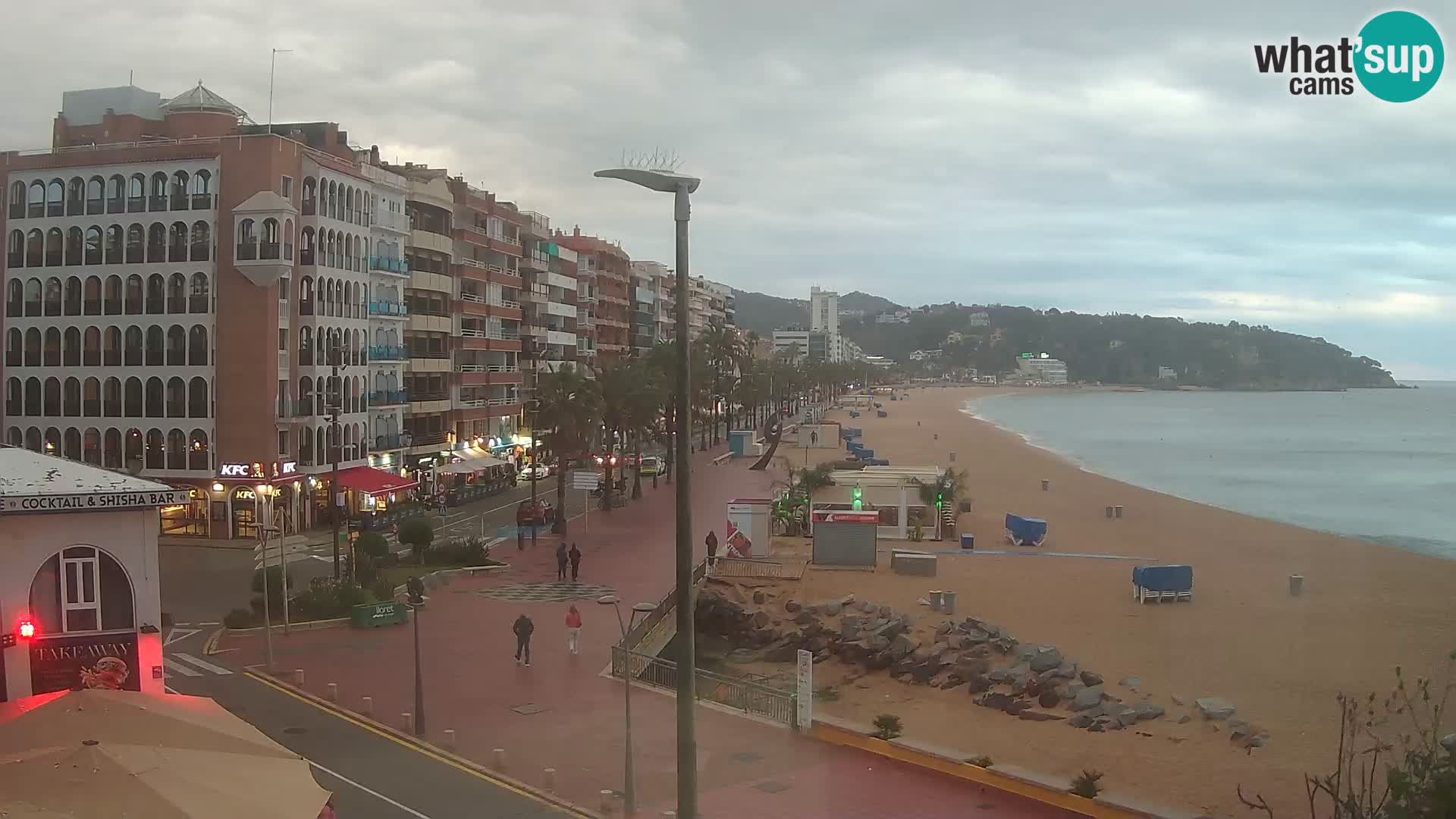 Webcam Lloret de Mar – the main beach – – Costa Brava – Spain