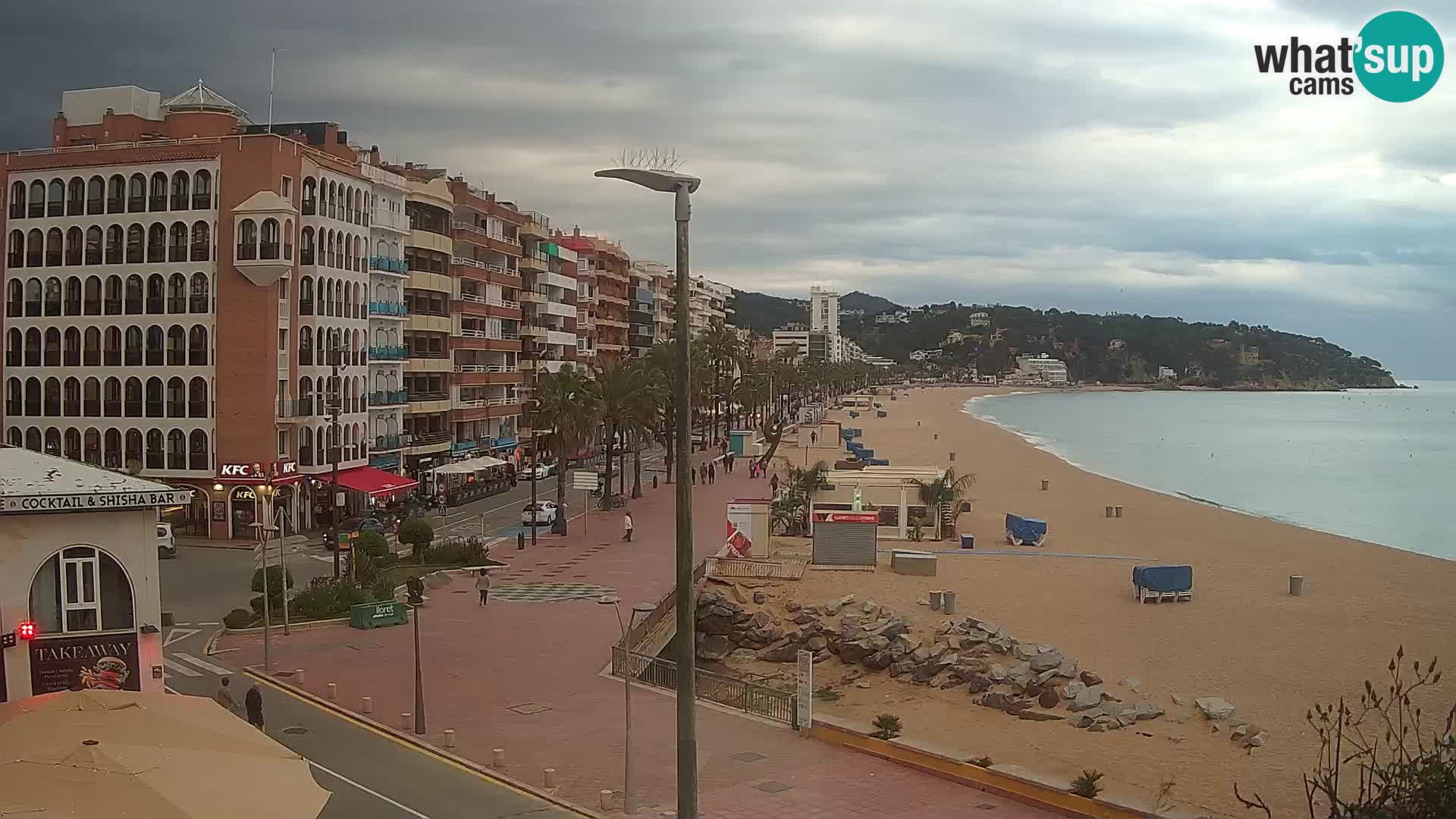 Webcam Lloret de Mar – the main beach – – Costa Brava – Spain