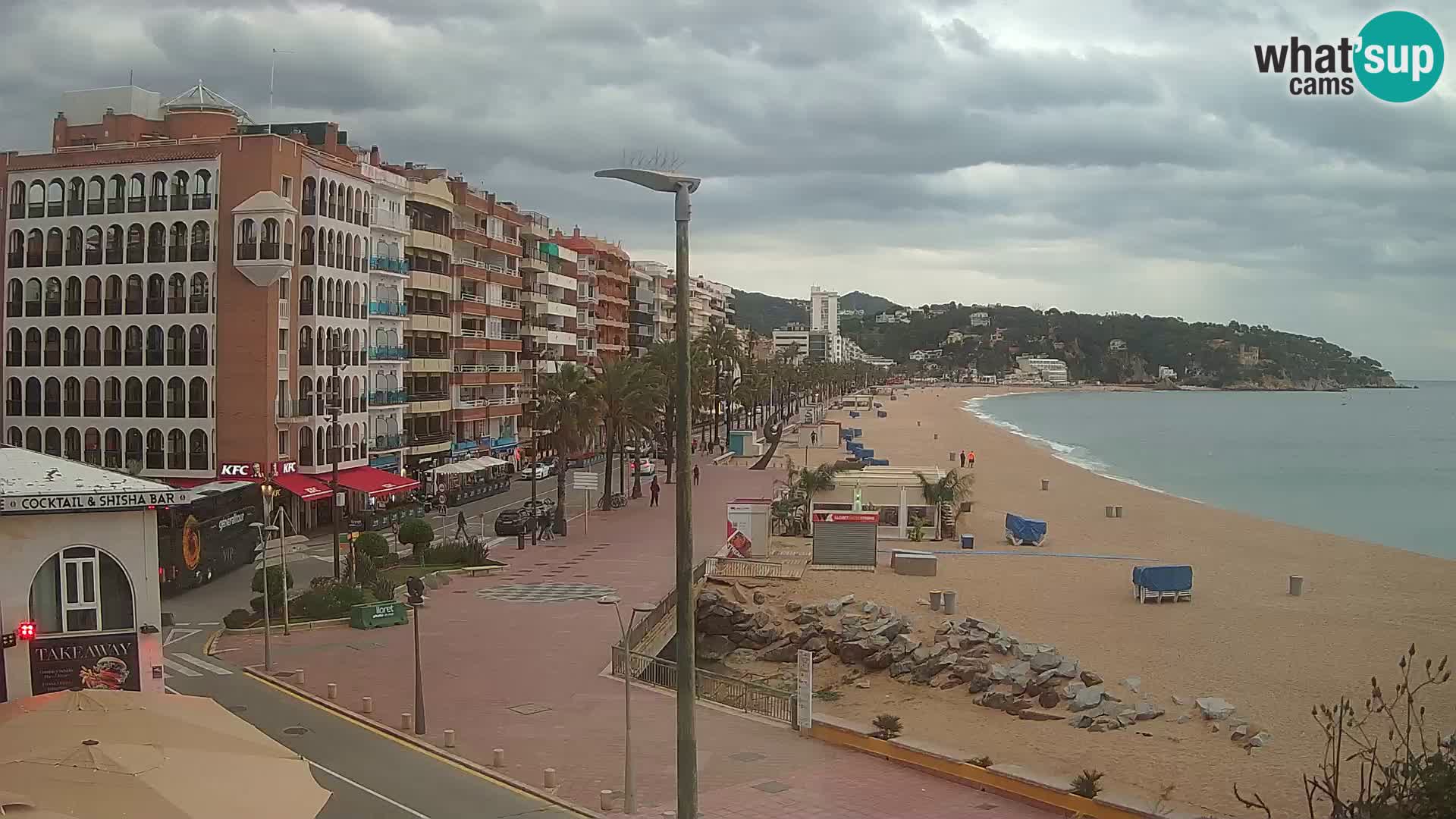 Web kamera Lloret de Mar – glavna plaža