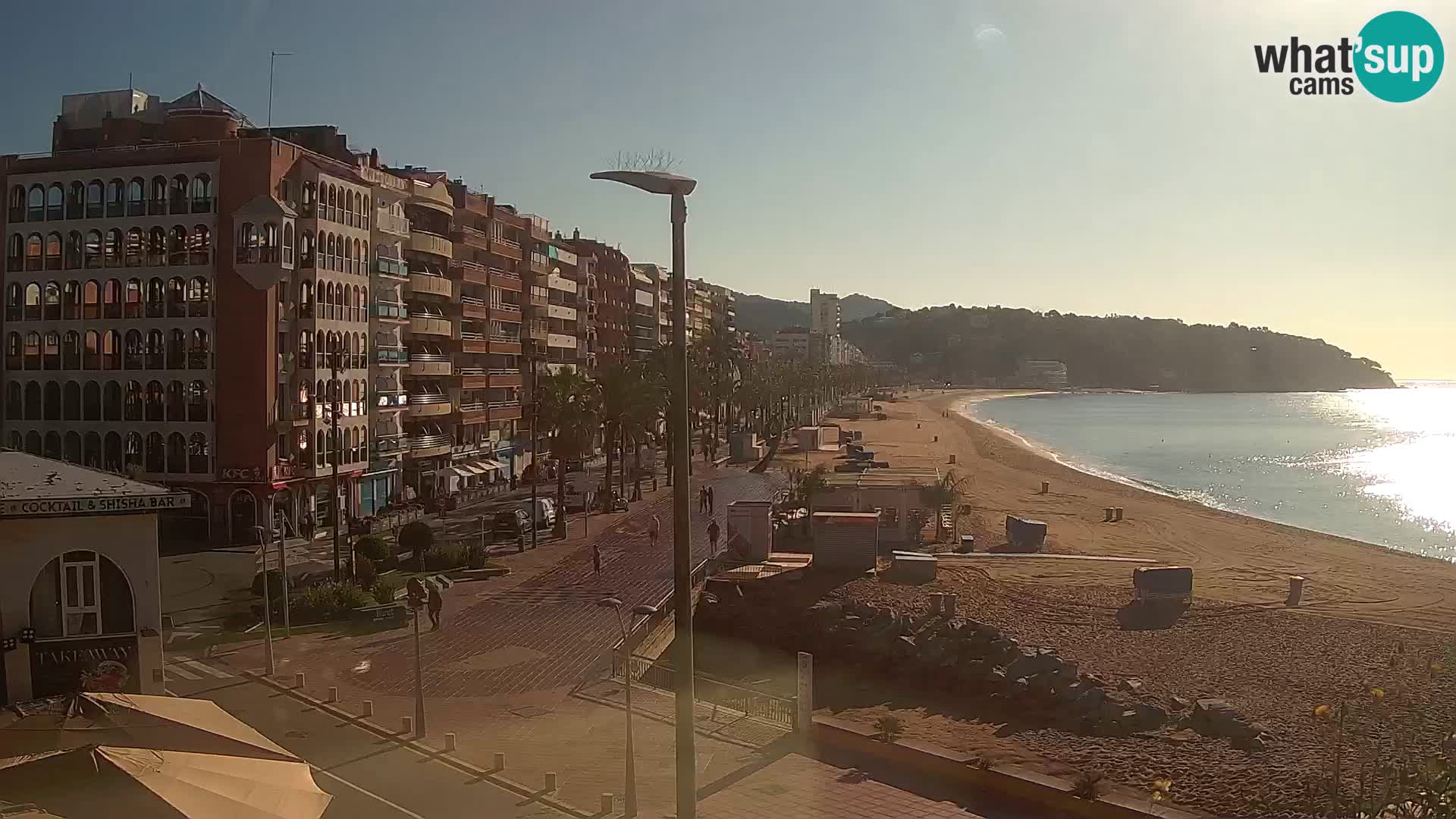 Webcam Lloret de Mar – the main beach – – Costa Brava – Spain