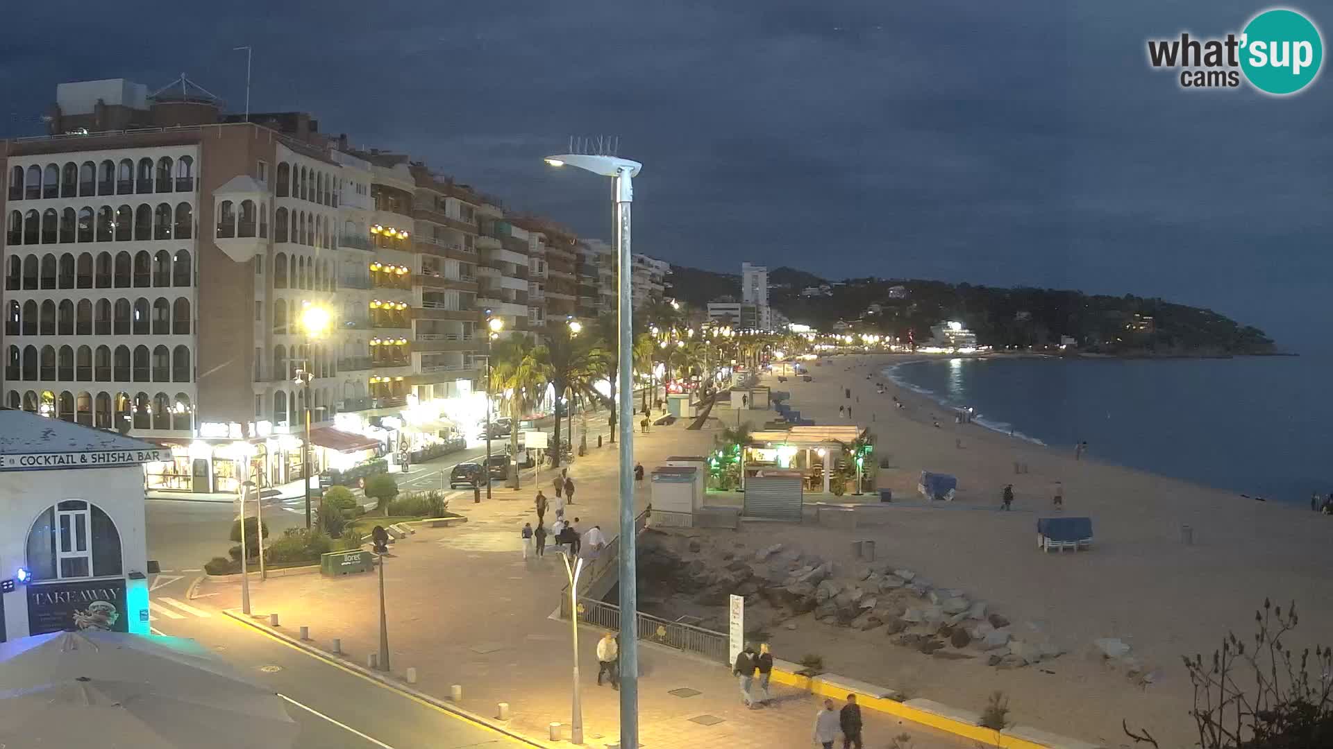 Webcam Lloret de Mar – the main beach – – Costa Brava – Spain