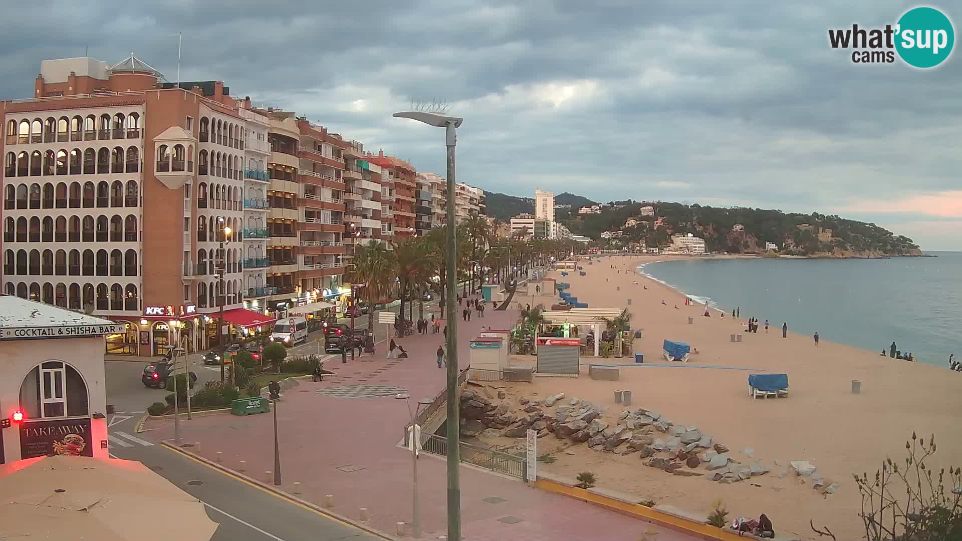 Webcam Lloret de Mar – the main beach – – Costa Brava – Spain