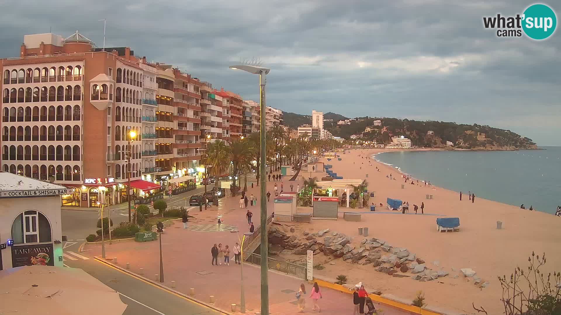 Webcam Lloret de Mar – the main beach – – Costa Brava – Spain