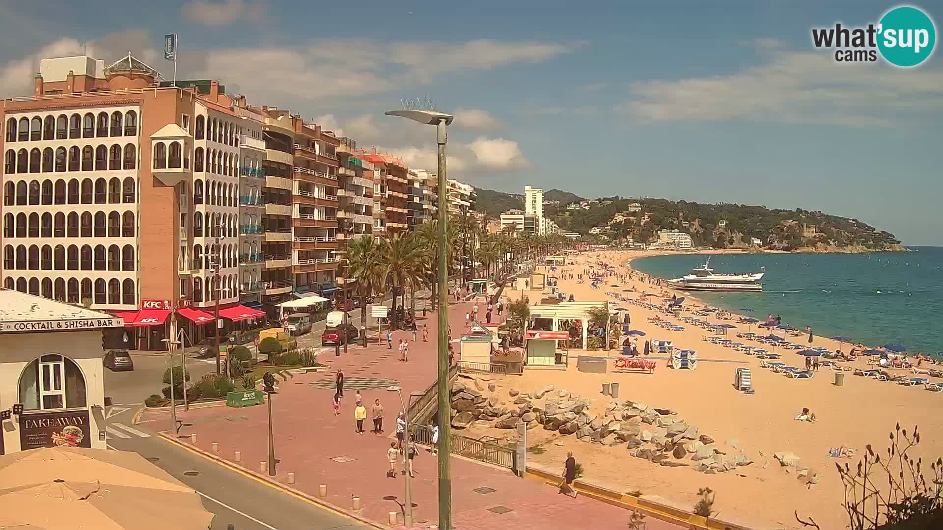 Webcam live Lloret de Mar – la spiaggia principale
