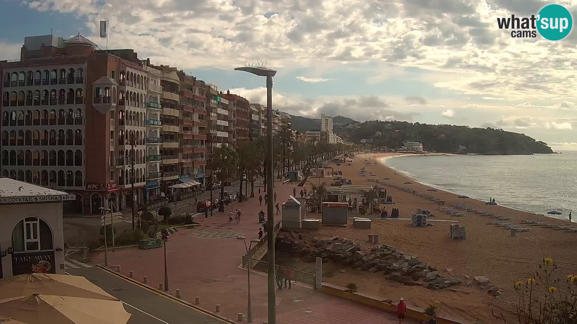 Webcam Lloret de Mar – the main beach – – Costa Brava – Spain