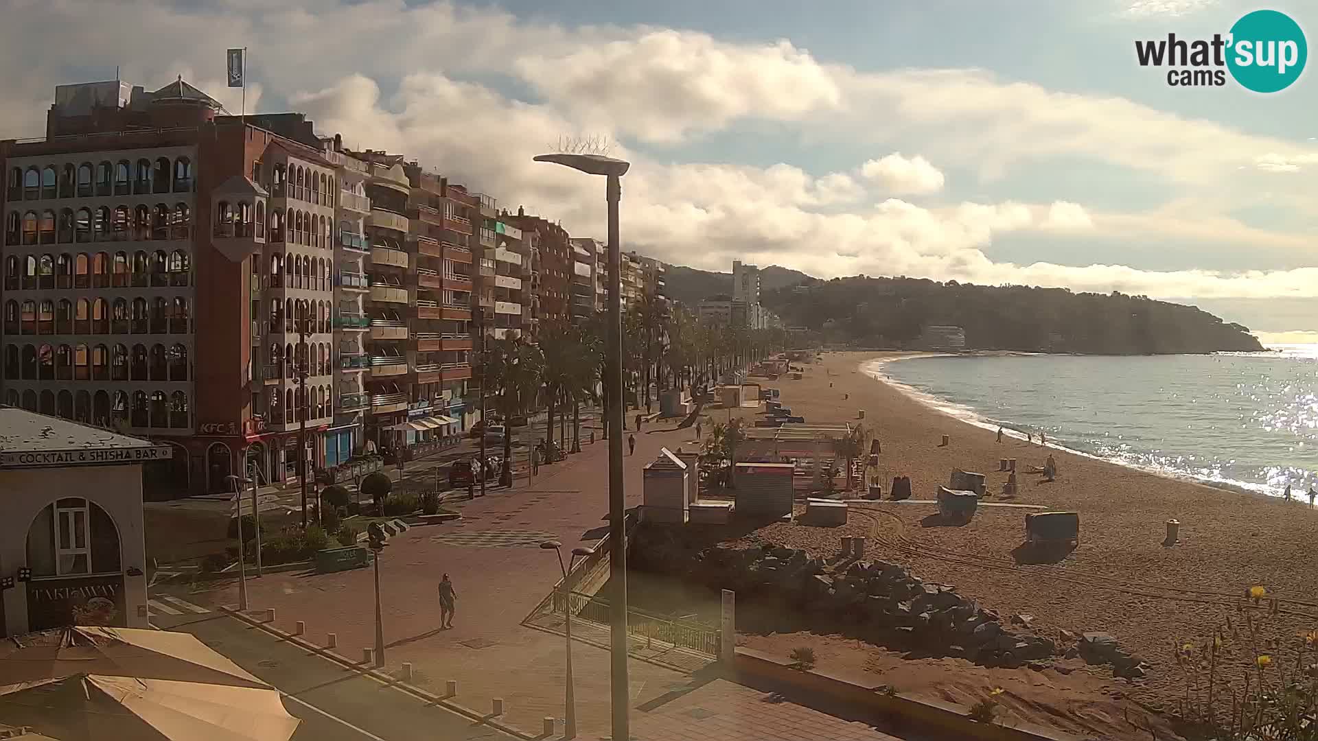 Webcam Lloret de Mar – the main beach – – Costa Brava – Spain