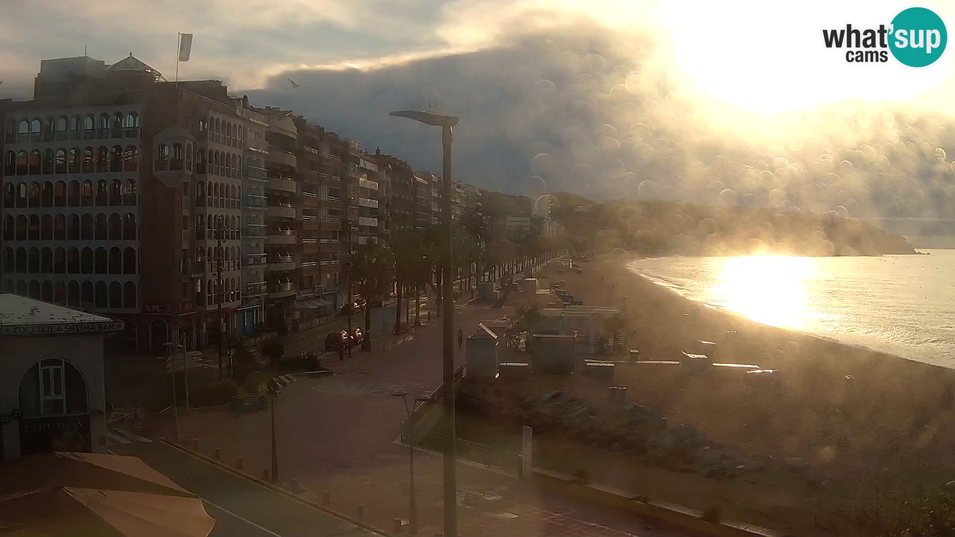 Webcam Lloret de Mar – the main beach – – Costa Brava – Spain