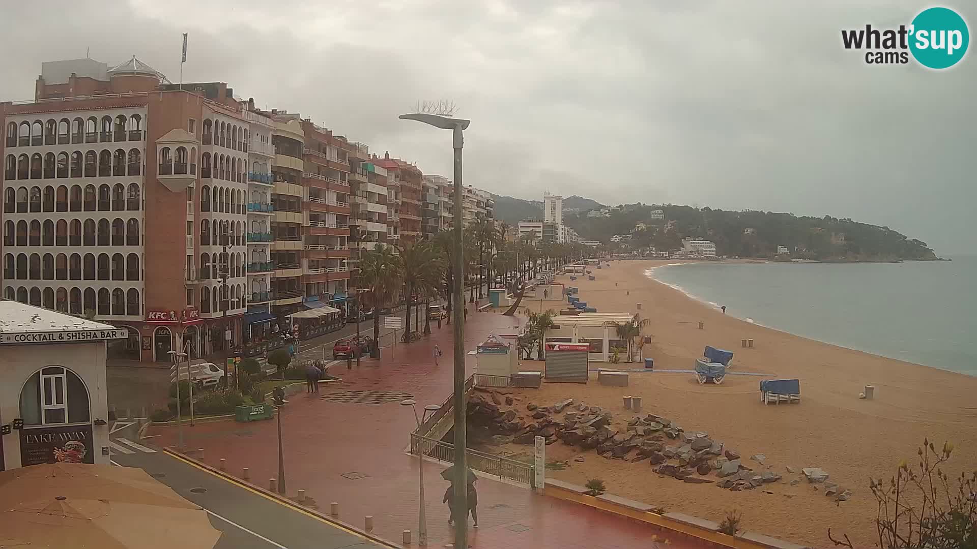 Webcam Lloret de Mar – the main beach – – Costa Brava – Spain