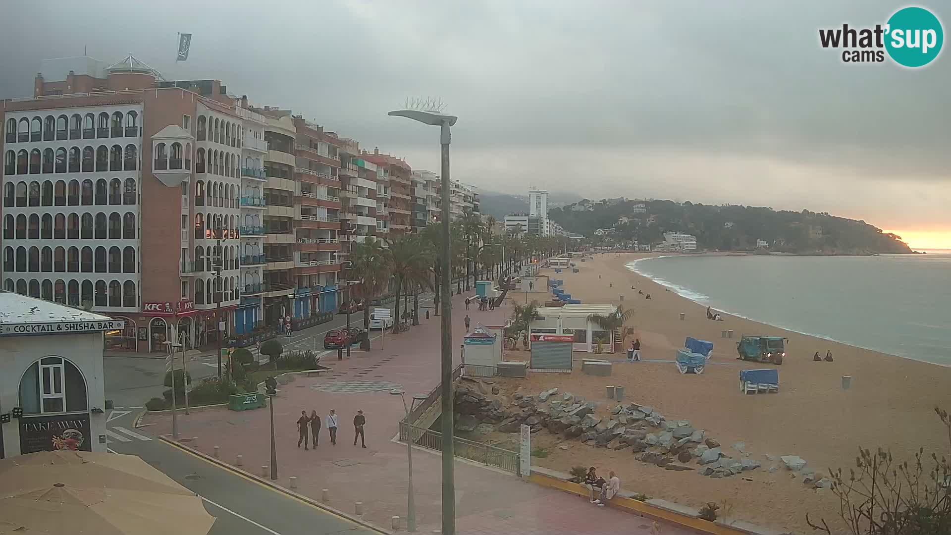 Webcam Lloret de Mar – the main beach – – Costa Brava – Spain